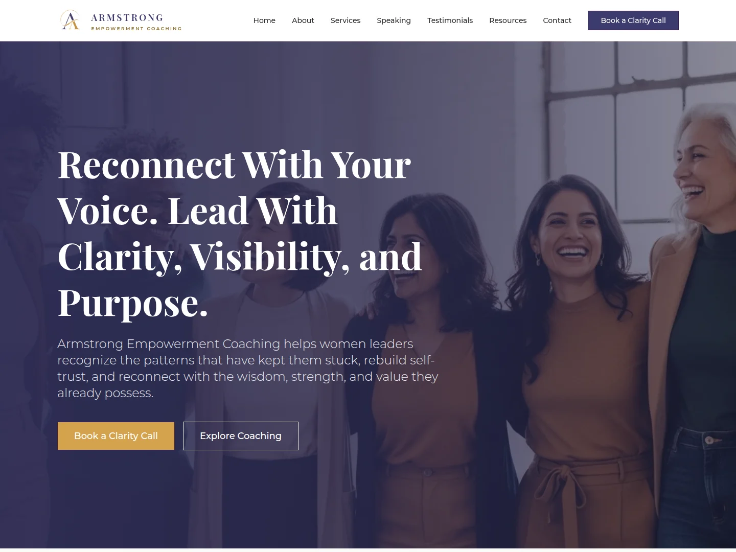 Armstrong Empowerment Coaching project cover