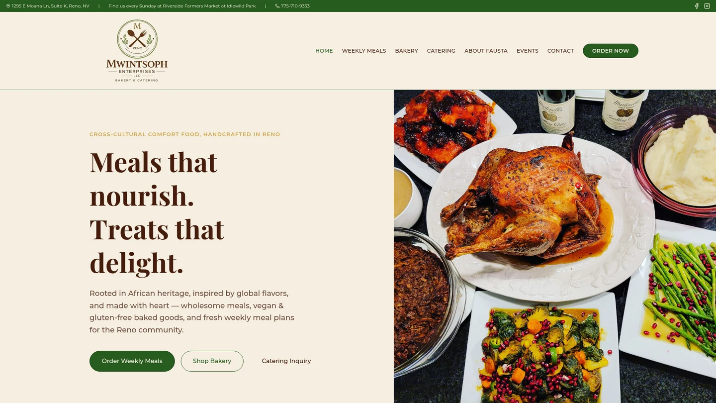 Homepage of the MwintSoph Enterprises website
